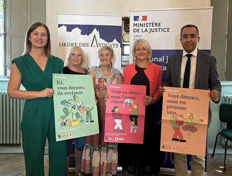 Le Barreau de CARCASSONNE a été à l’initiative d’une collecte solidaire en faveur d’Emmaüs 